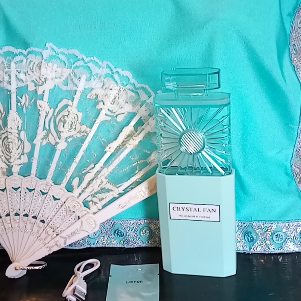 Lap Scarf and Hand Fans